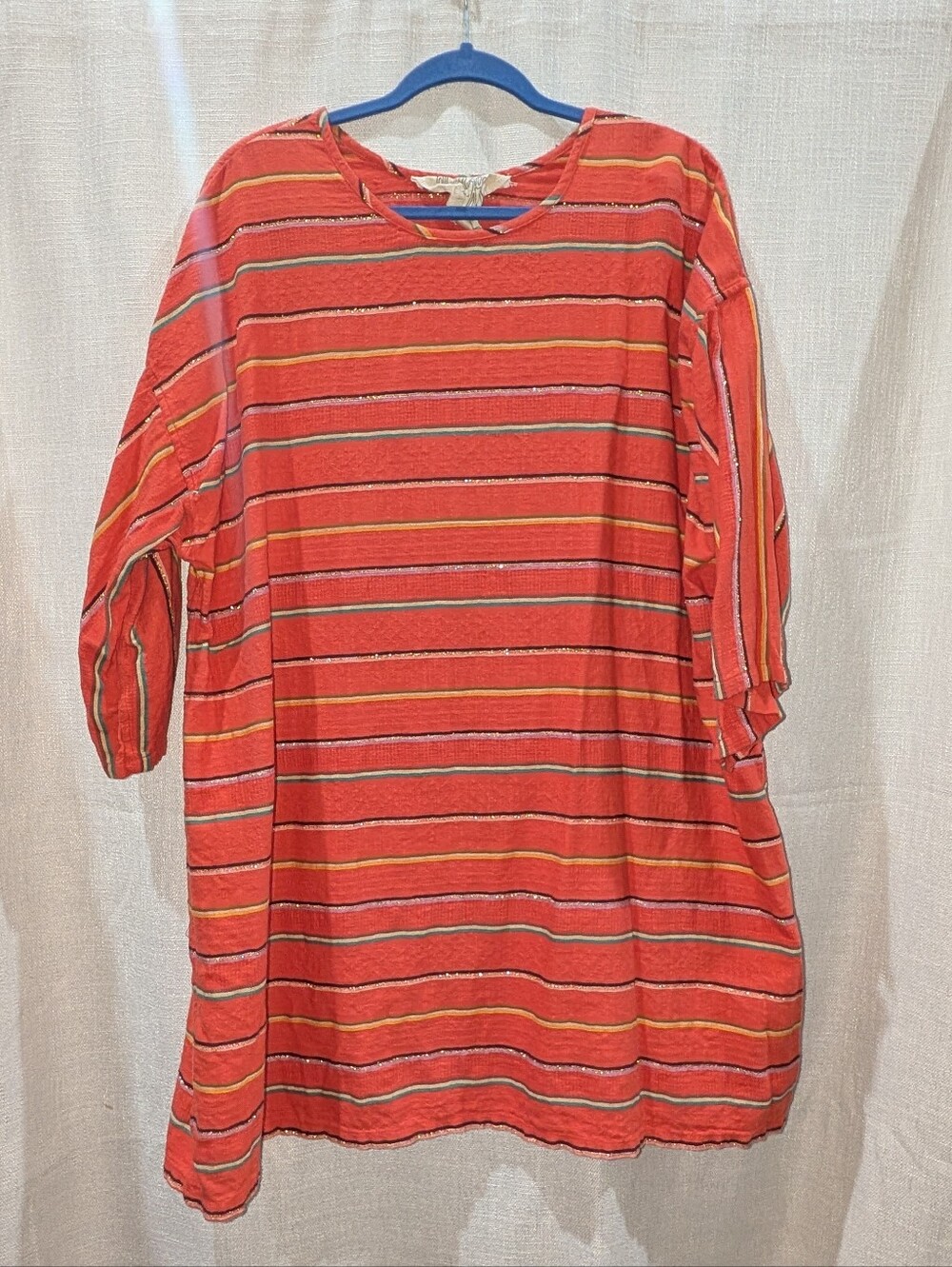 Ace & Jig Red Striped Dress Size 2x